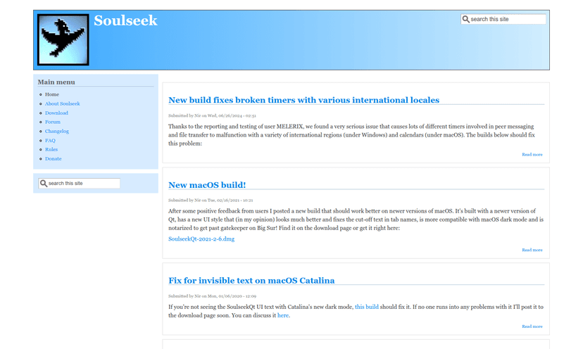 SoulseekQt client interface thumbnail for file sharing