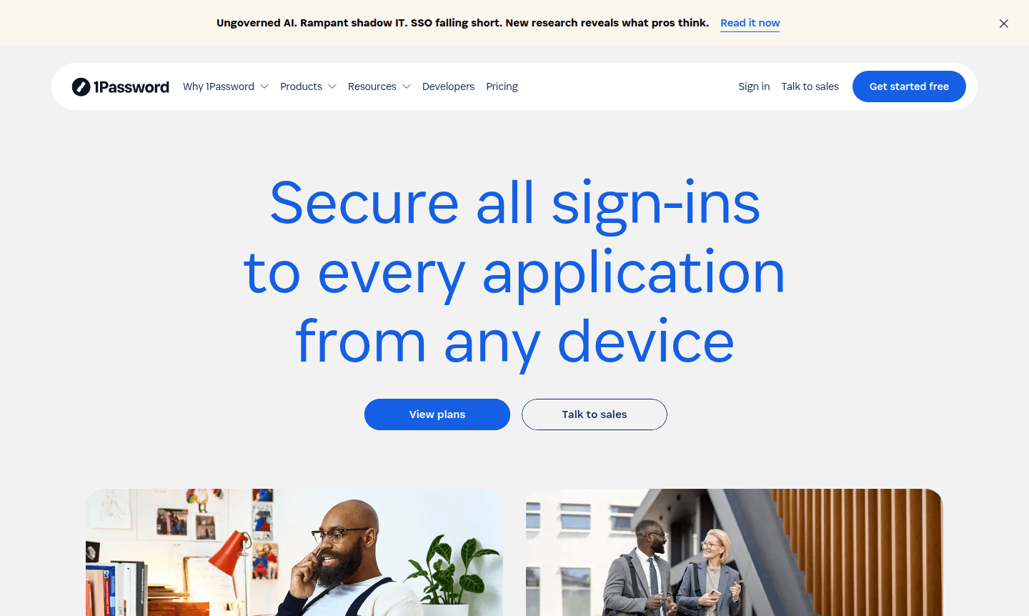 1Password application interface