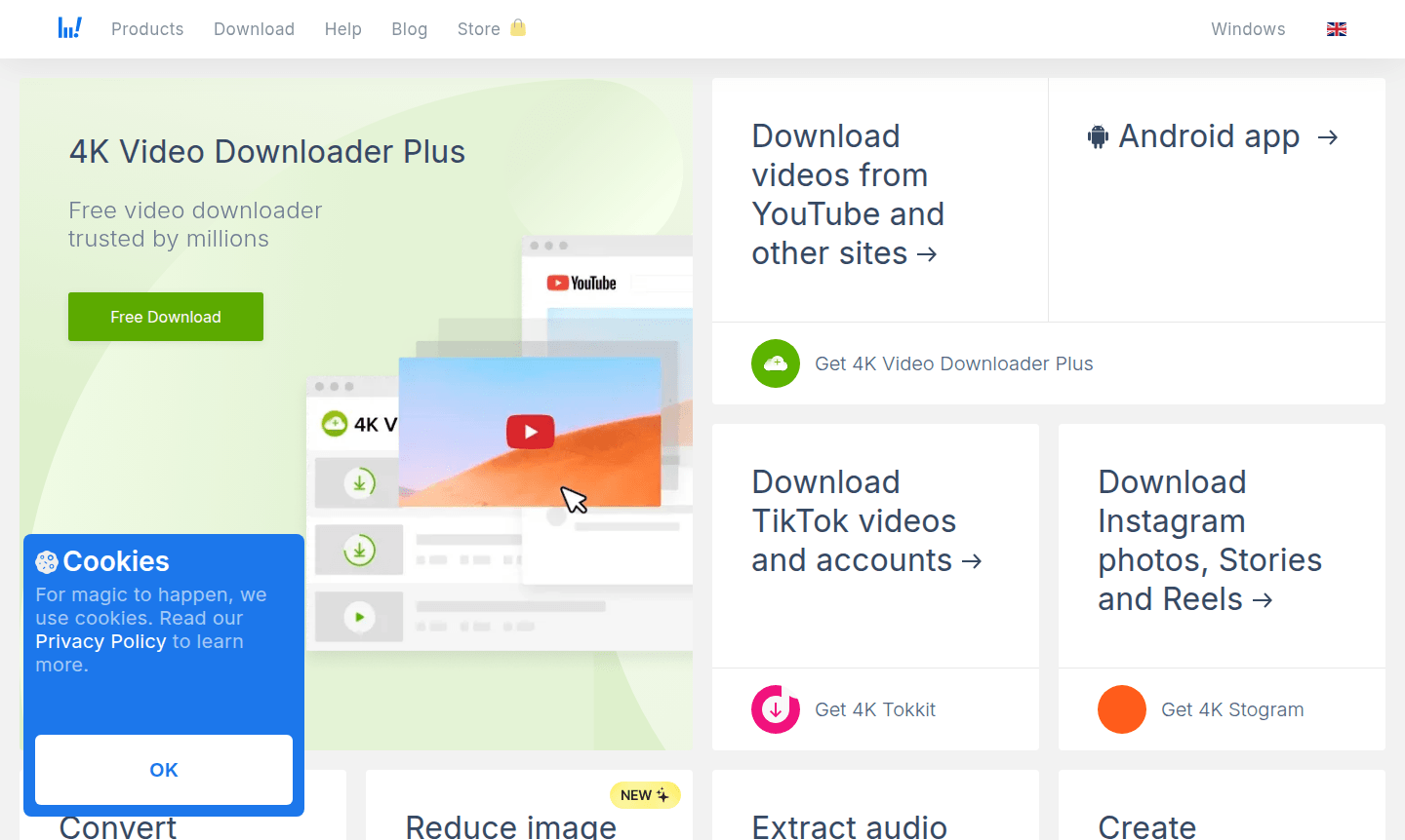 4K Download application interface