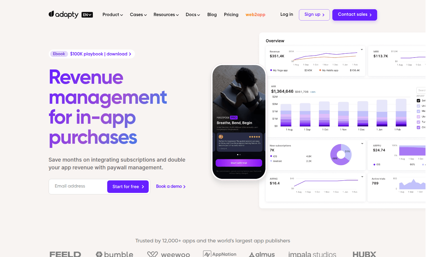Adapty platform interface