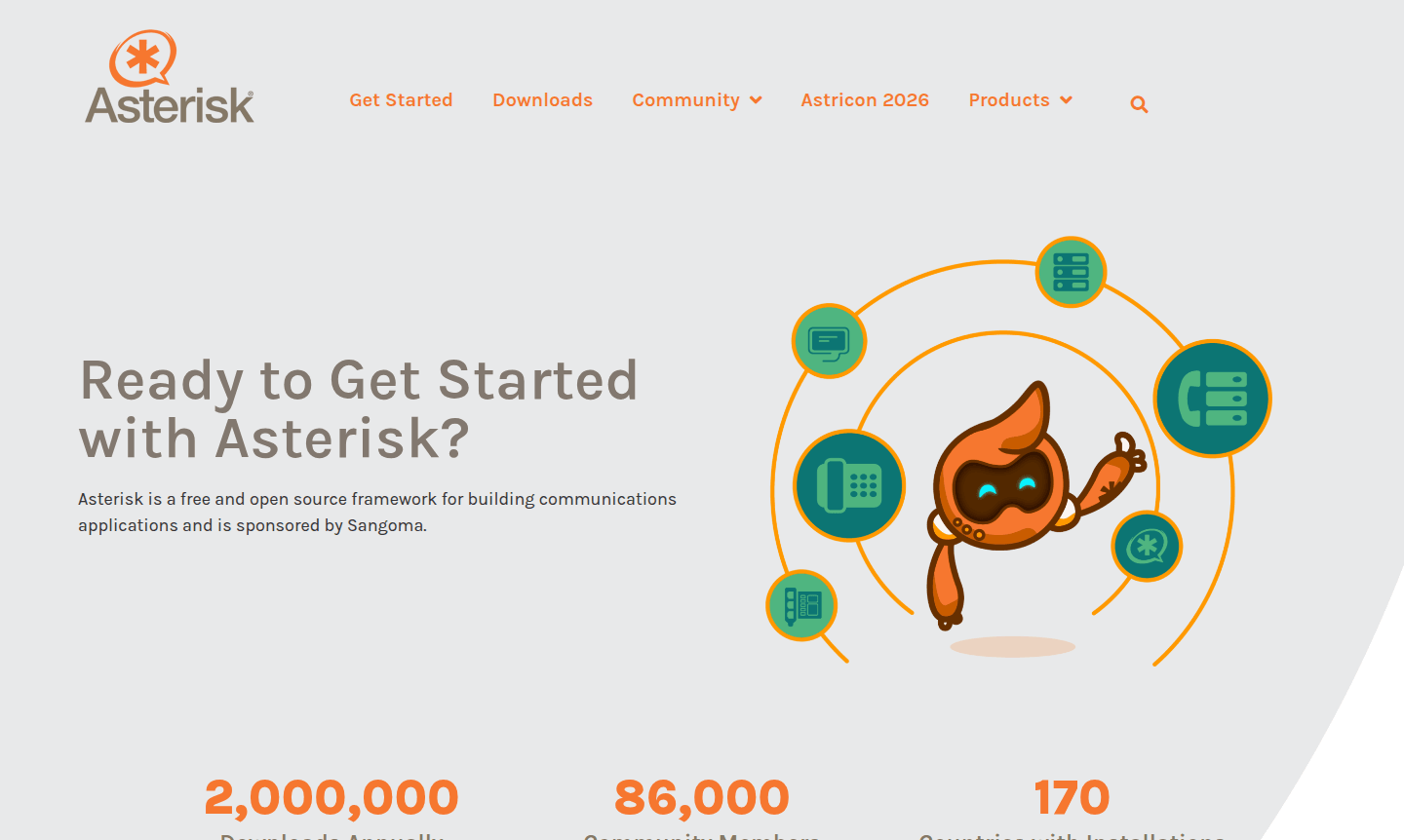 Asterisk PBX system interface