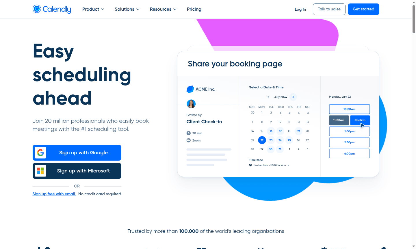 Calendly scheduling interface thumbnail