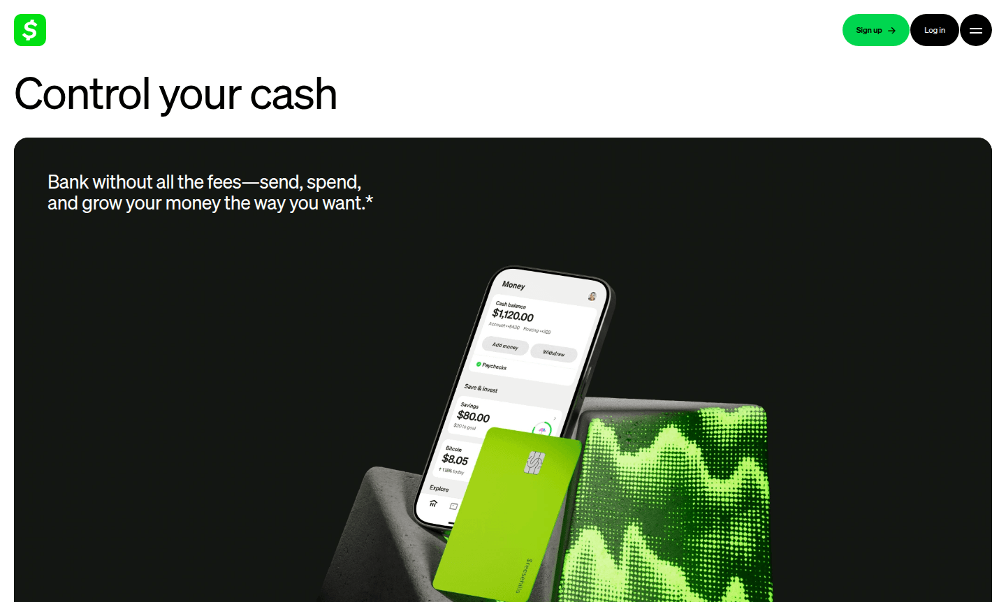 Cash App mobile app interface