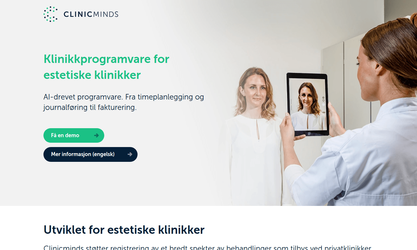Clinicminds software interface