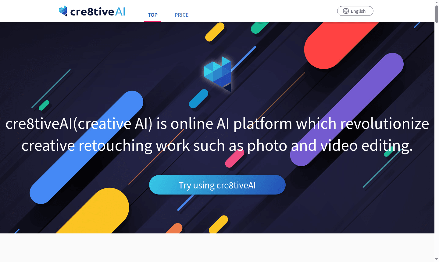 cre8tiveAI platform interface