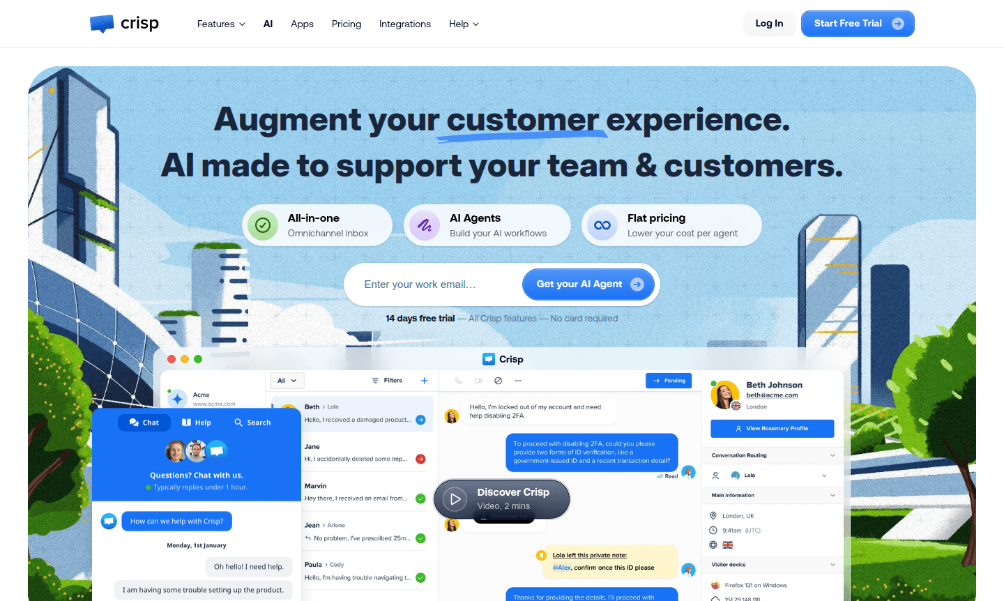 Crisp platform interface