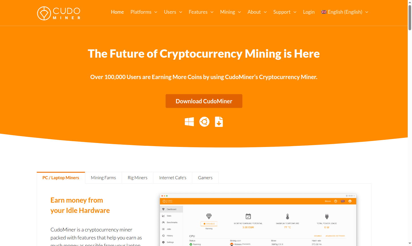 CudoMiner thumbnail