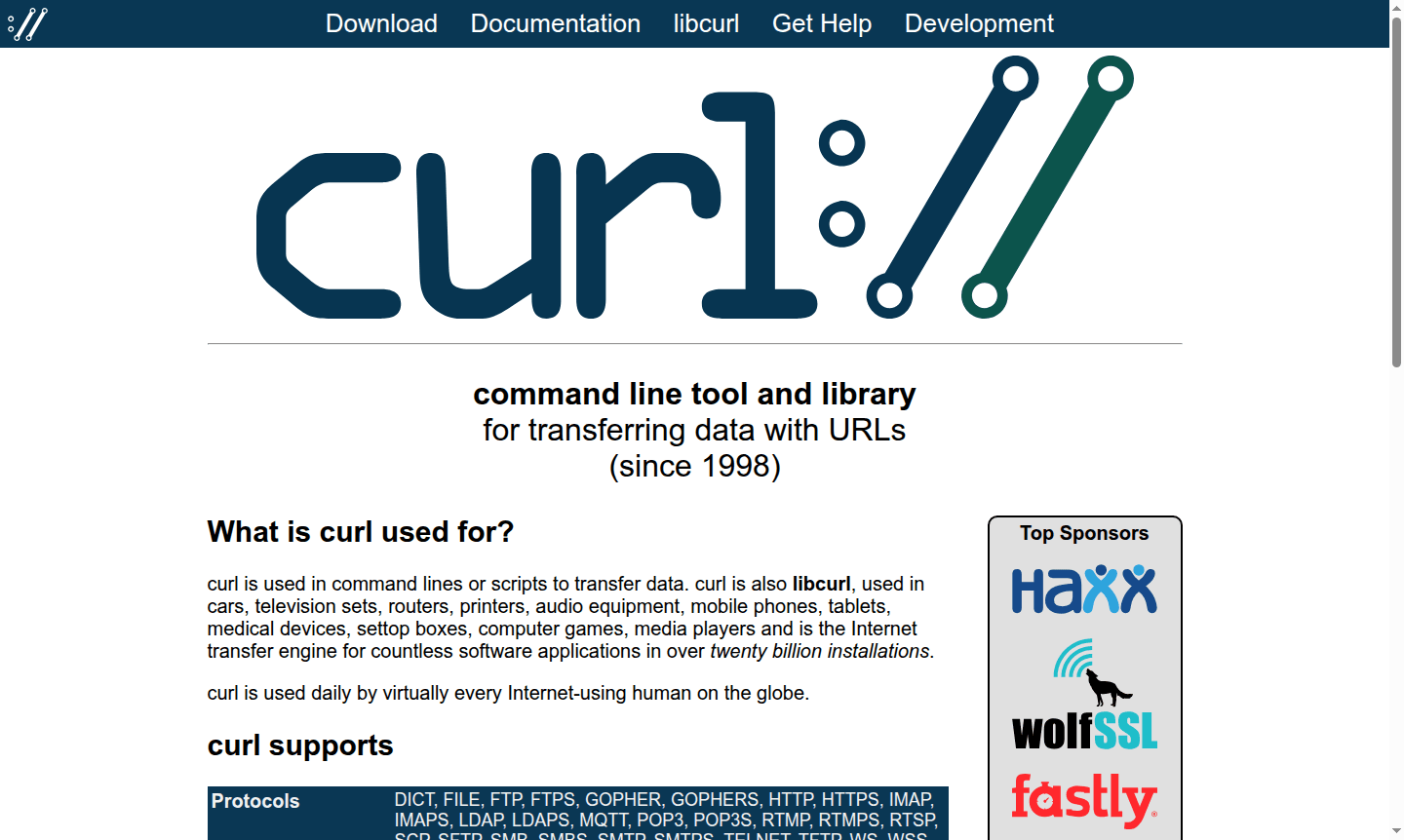 Preview of curl tool