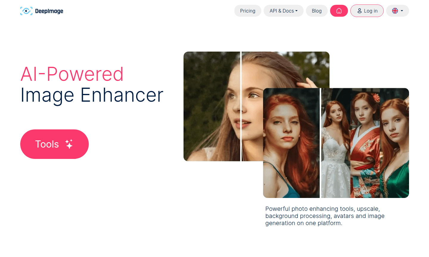 Deep-Image.ai thumbnail showcasing image upscaling and enhancement features