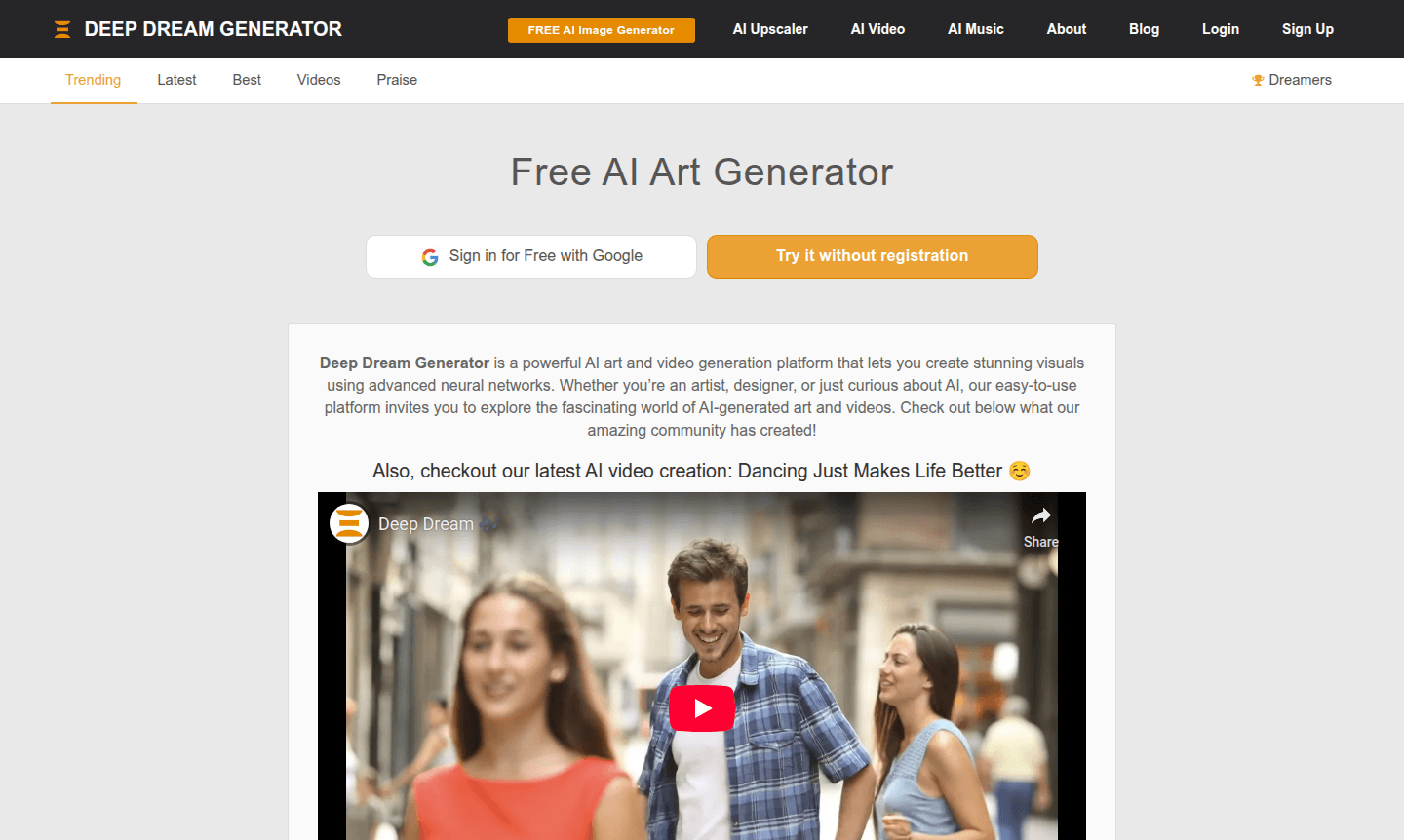 Deep Dream Generator thumbnail image