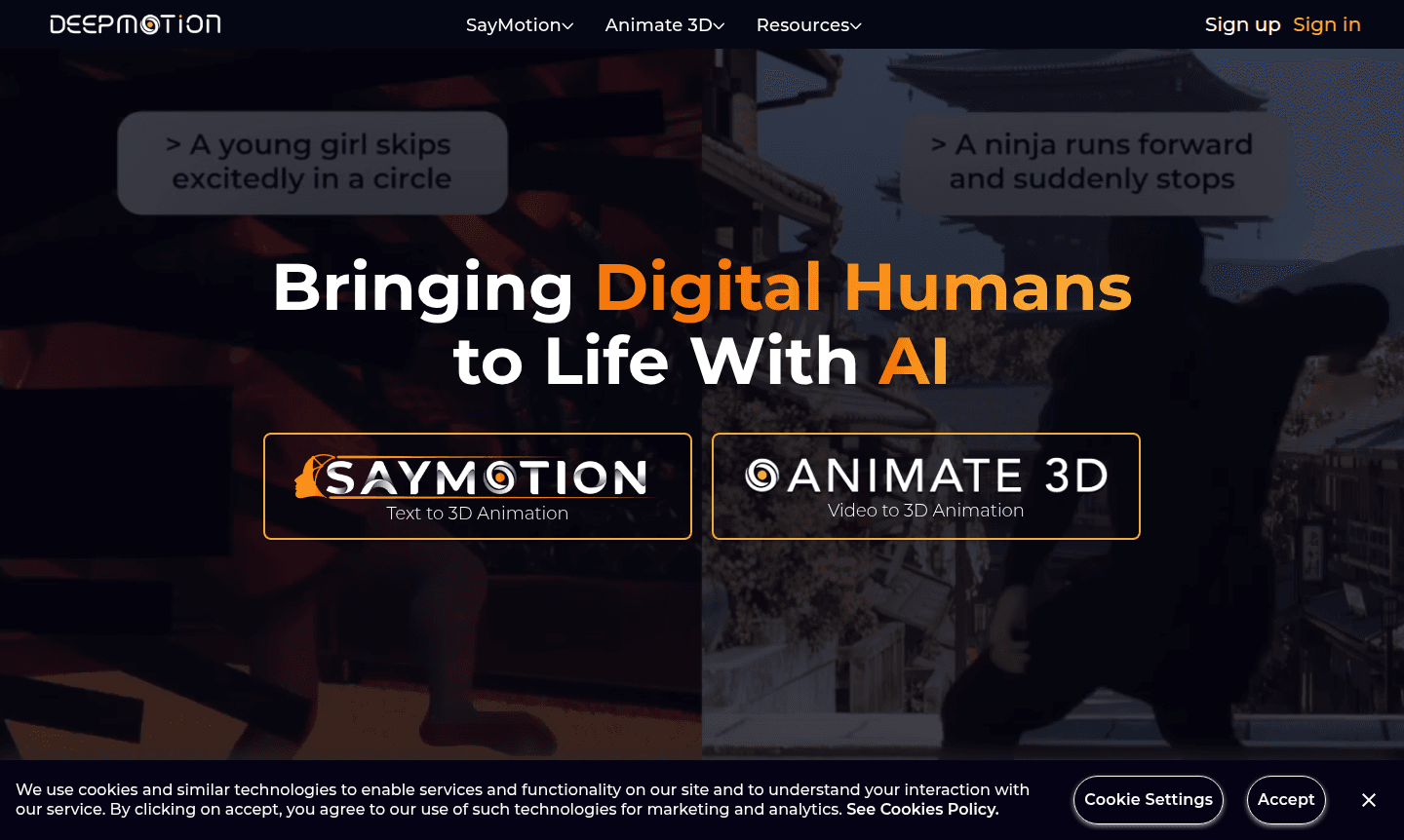 DeepMotion animation thumbnail