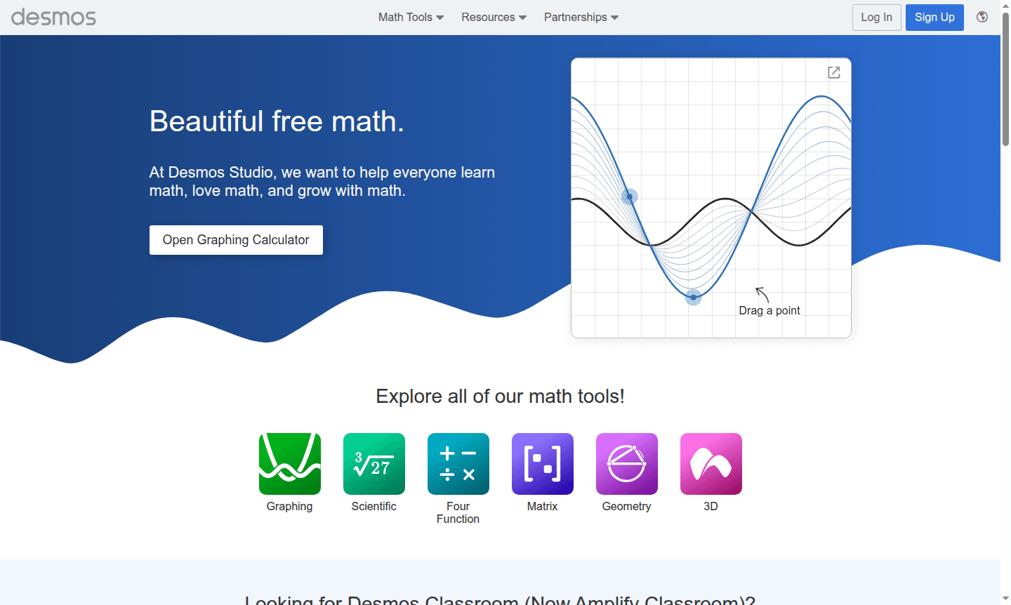 Desmos interface thumbnail