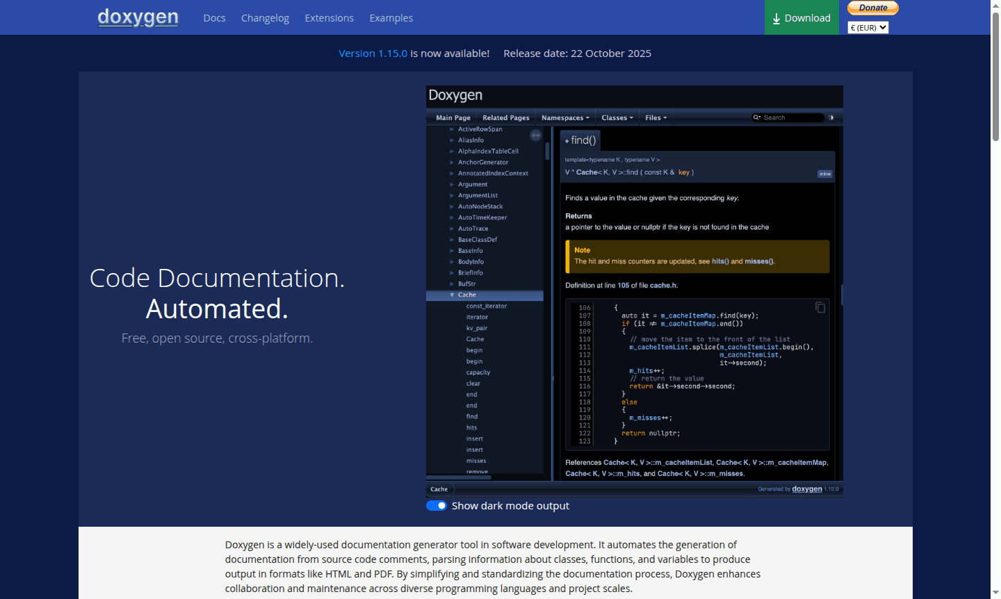 Doxygen documentation example