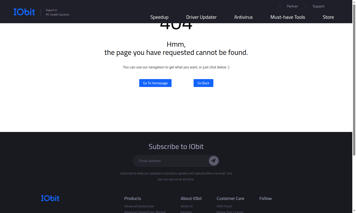 Driver Booster application interface
