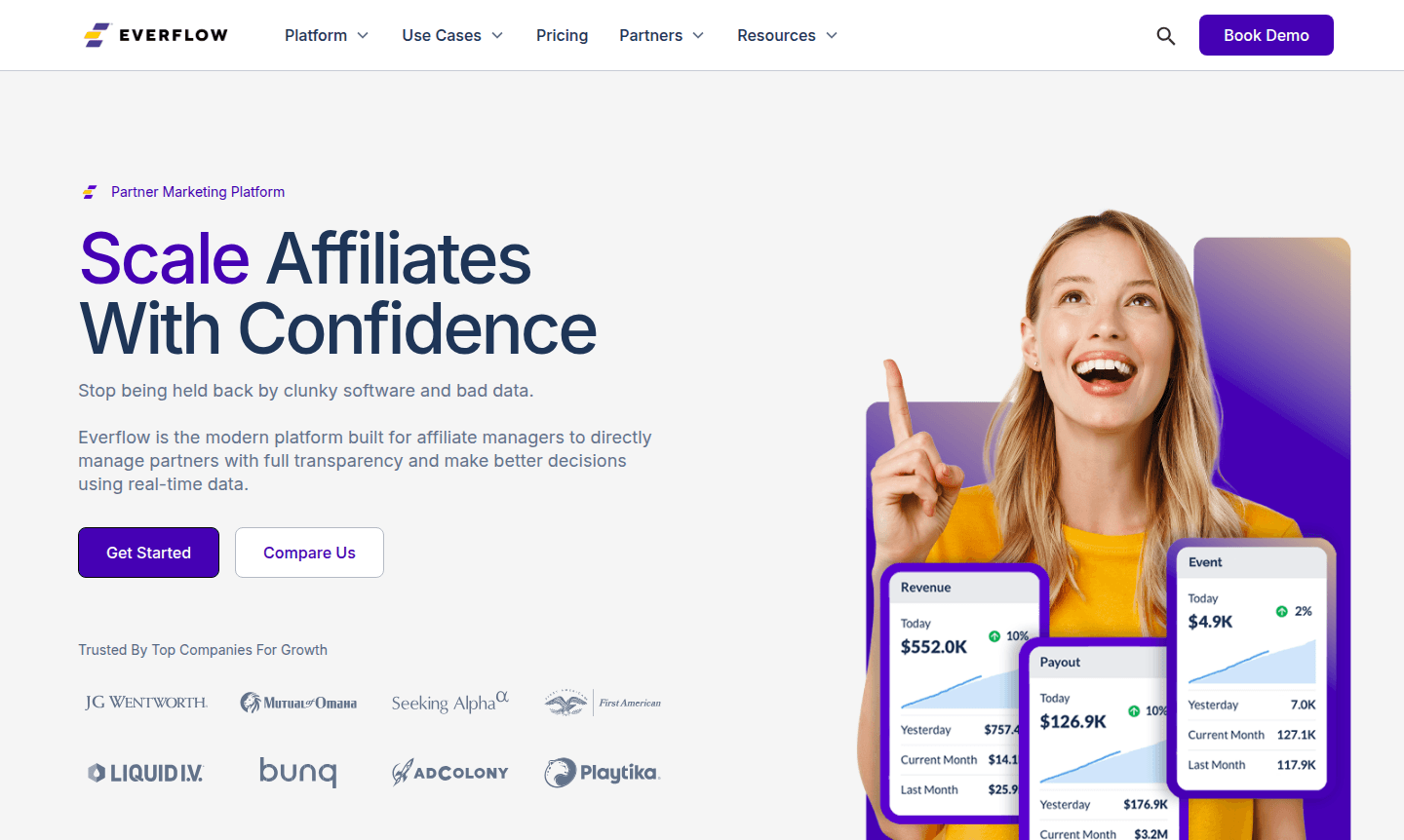 Everflow platform interface