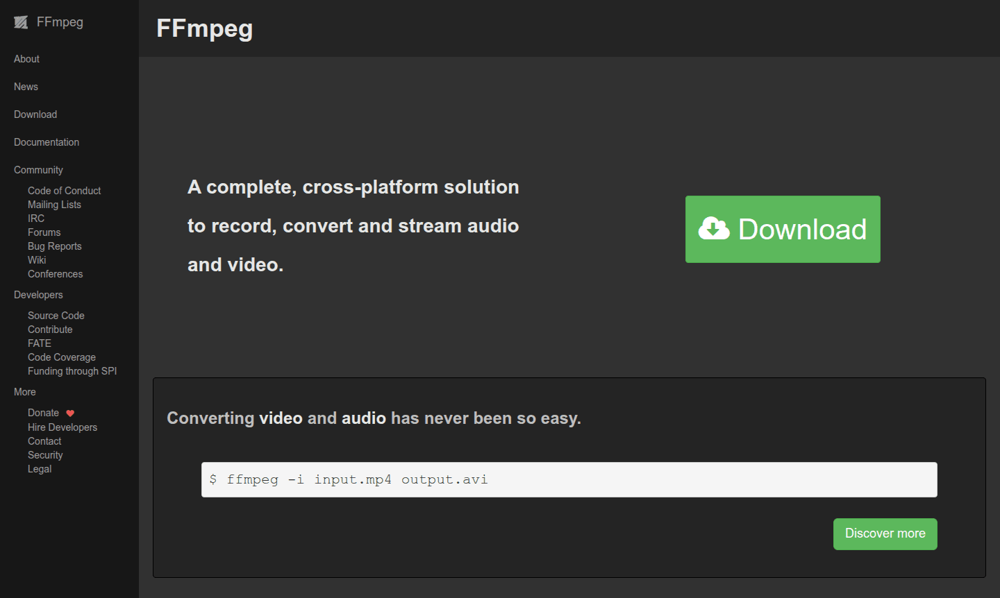 FFmpeg tool thumbnail