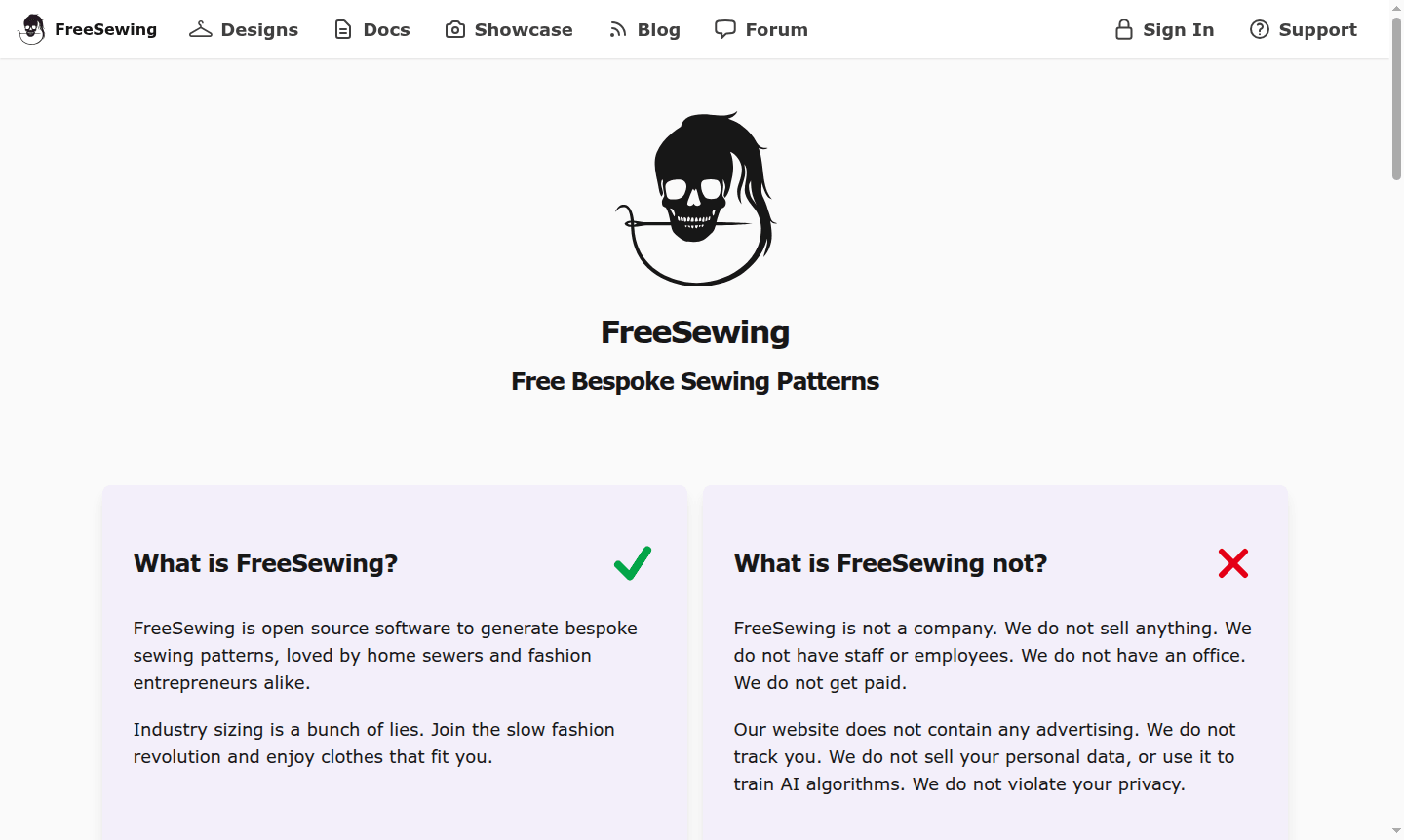 FreeSewing thumbnail