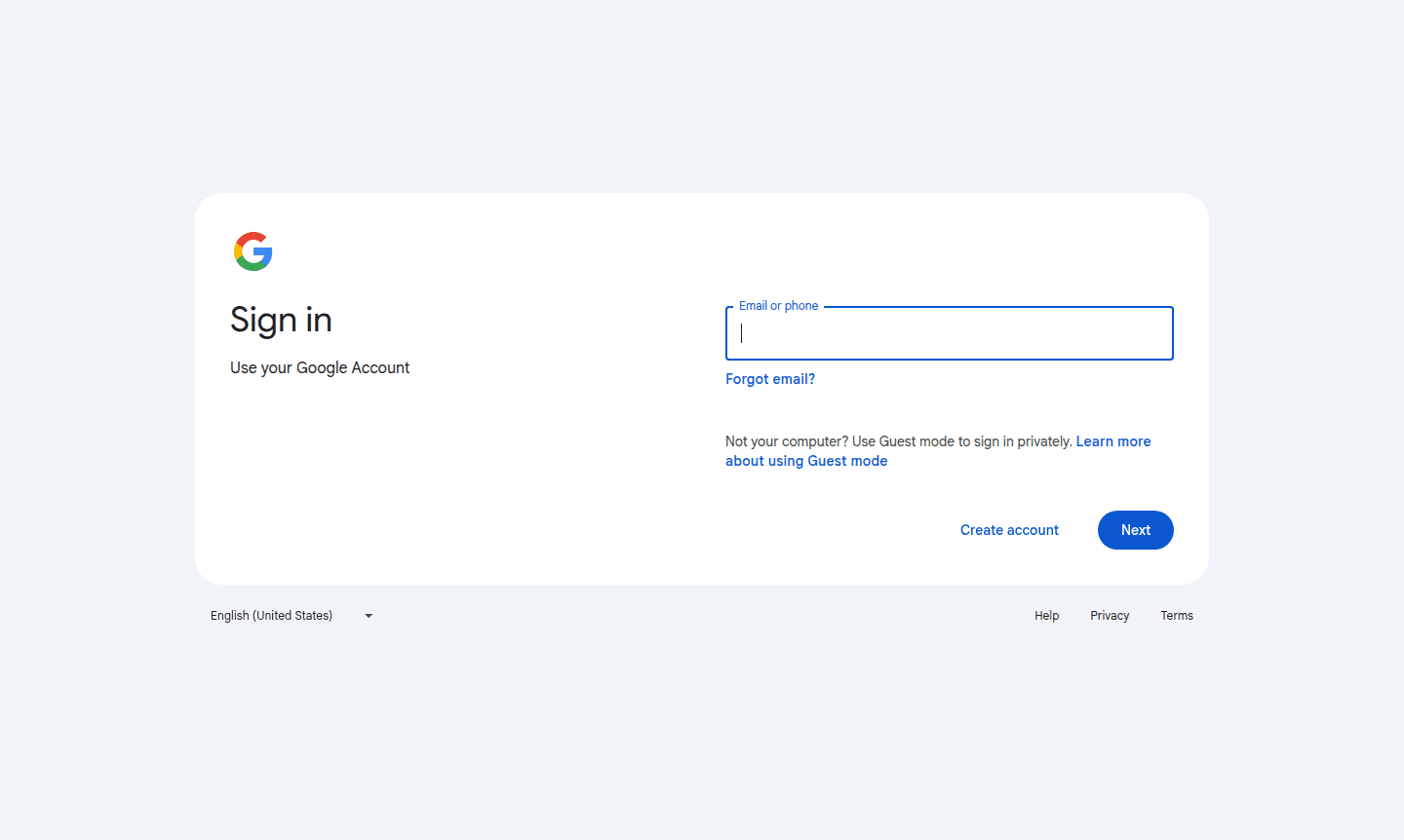 Google Docs interface
