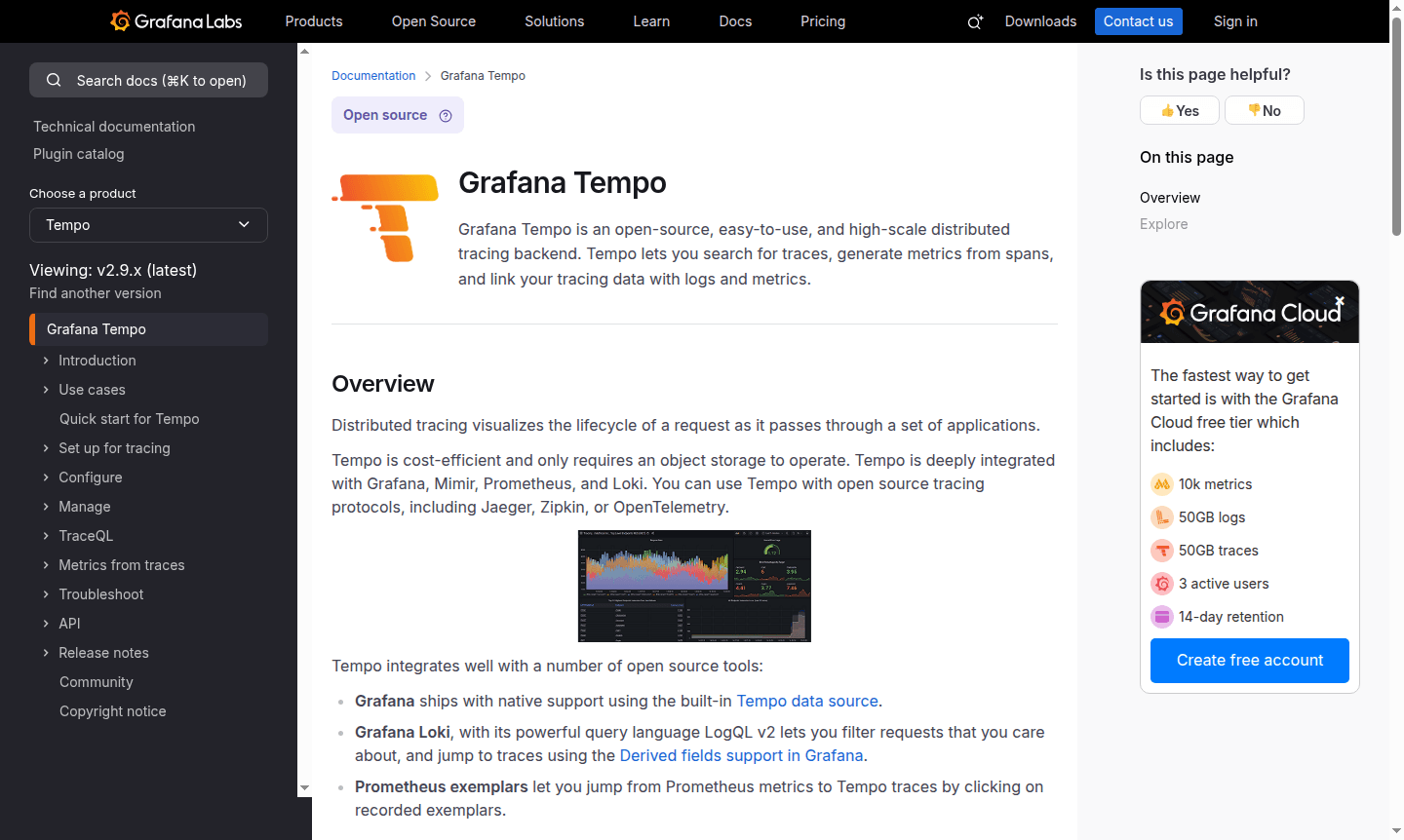 Grafana Tempo thumbnail