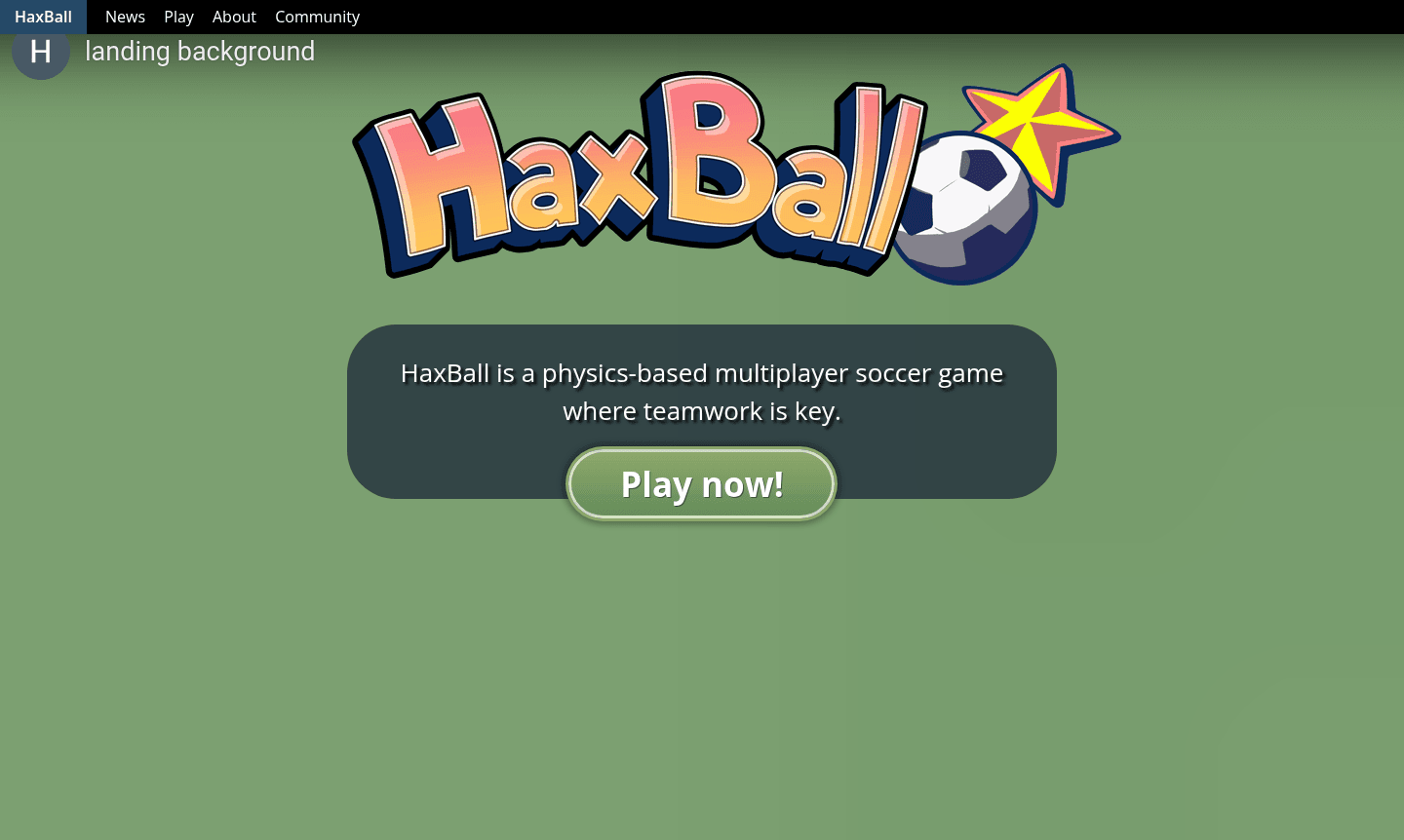 HaxBall gameplay