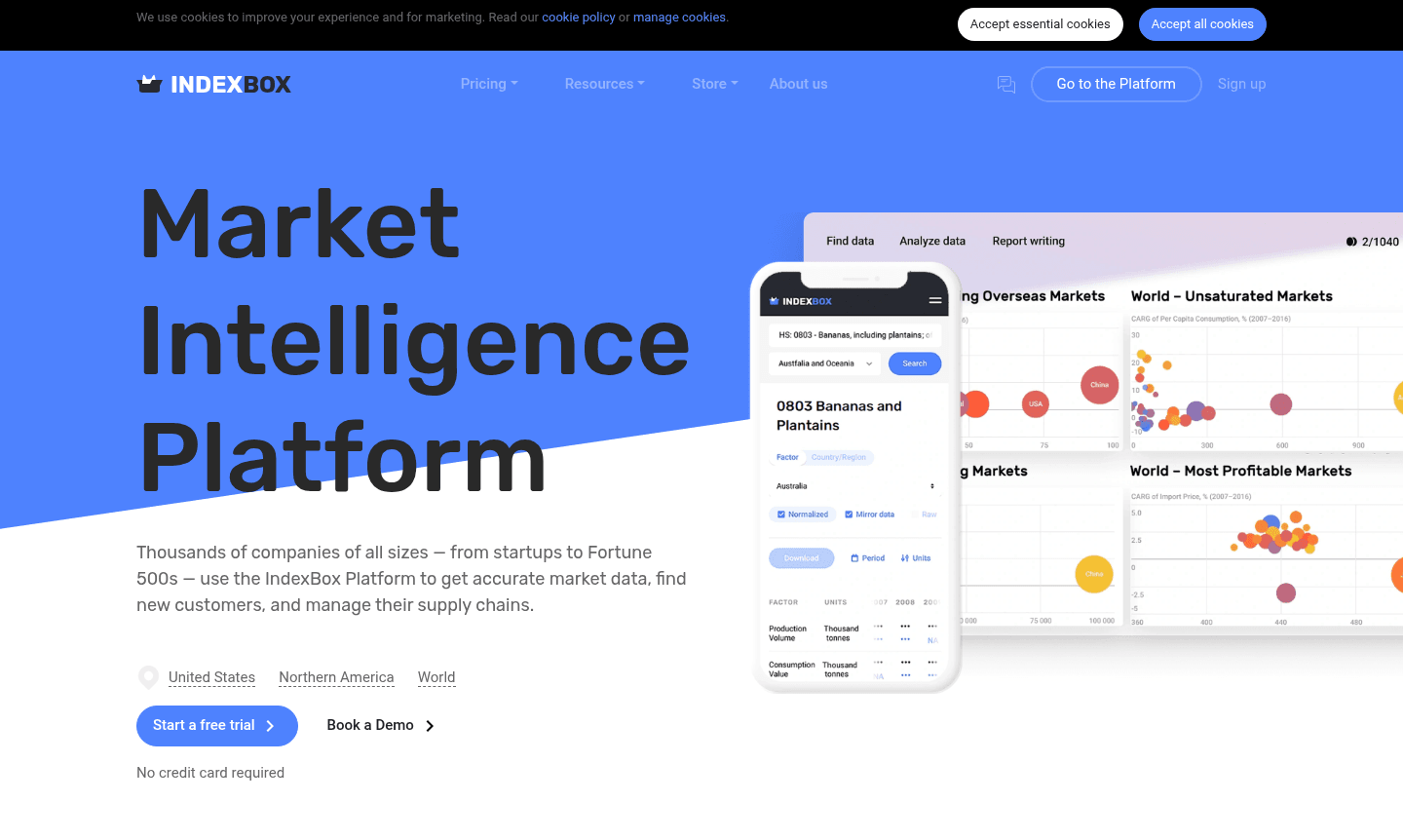 IndexBox platform interface