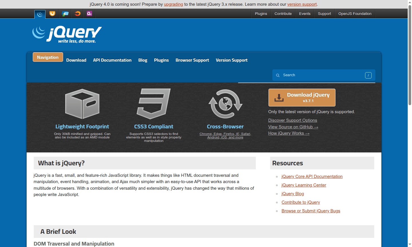 jQuery library thumbnail