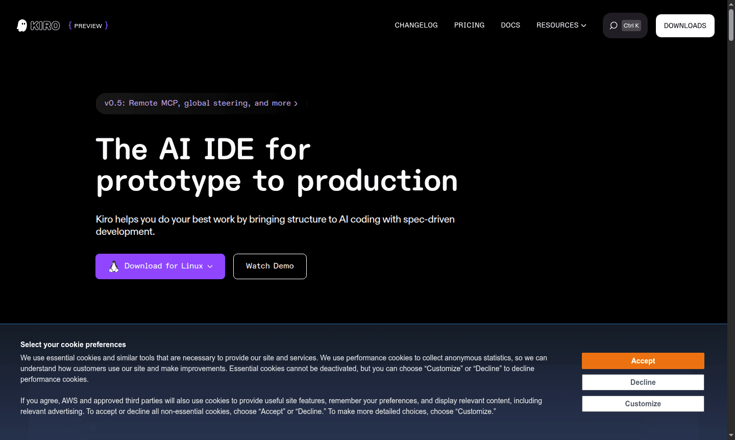 Kiro AI IDE thumbnail