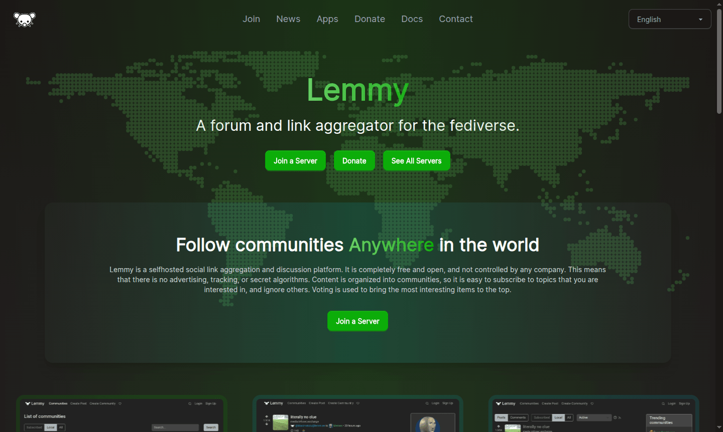 Lemmy platform interface