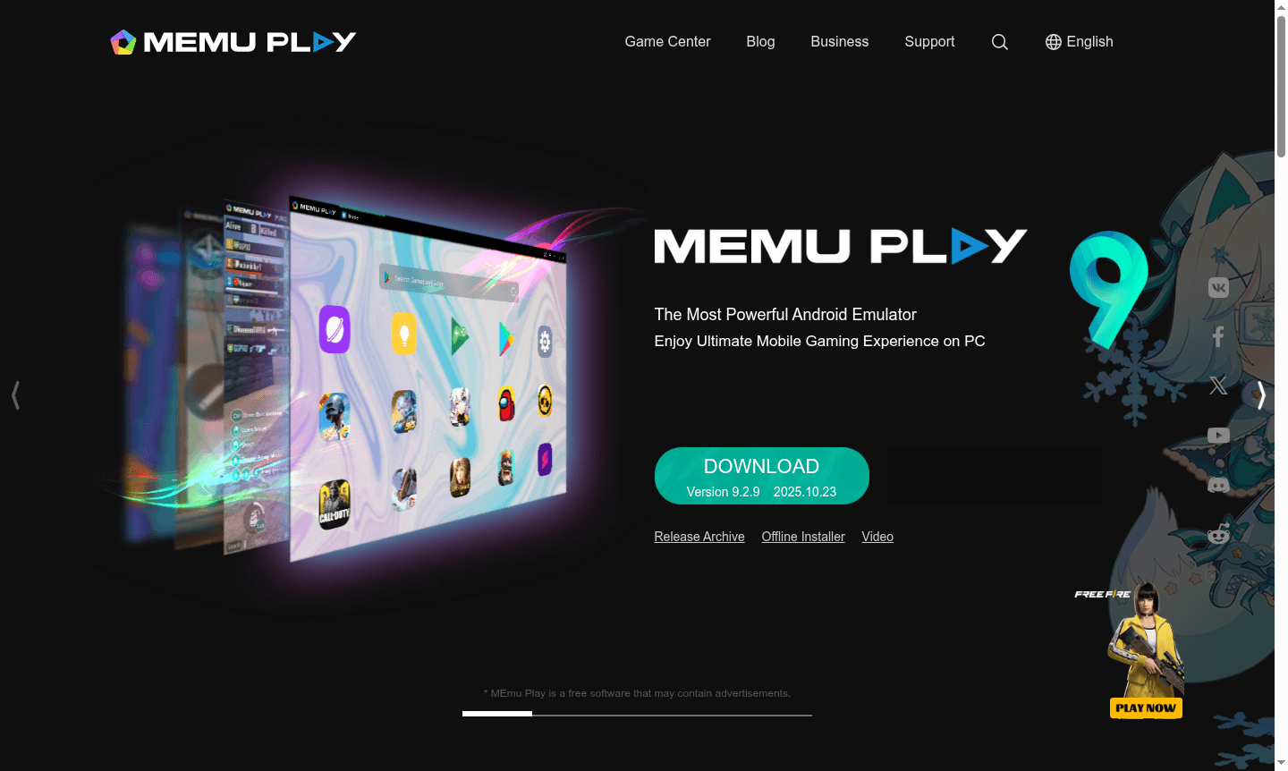 MEmu Android Emulator Interface
