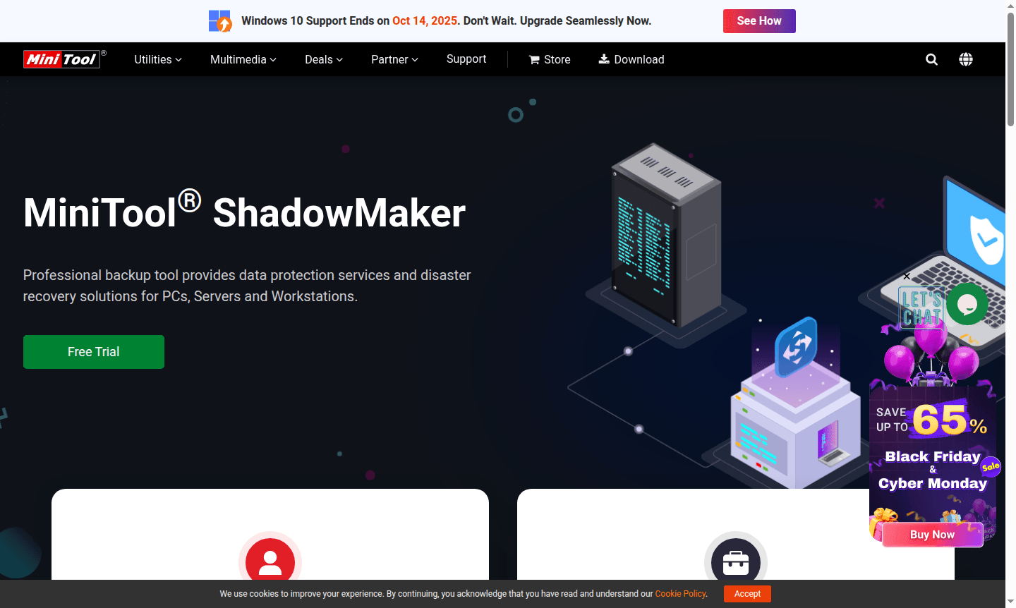 MiniTool ShadowMaker application interface