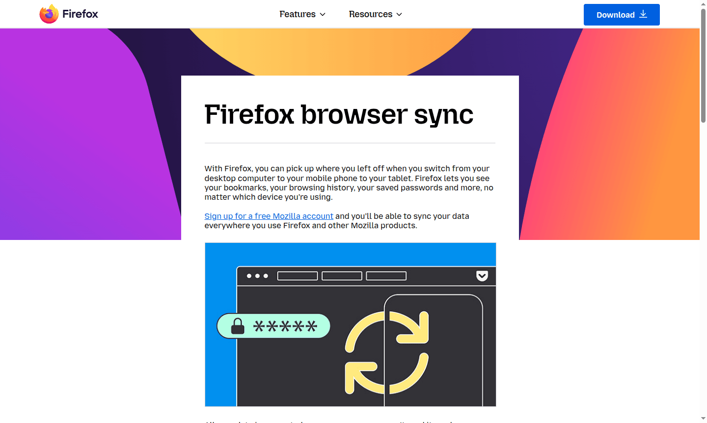 Firefox Sync thumbnail