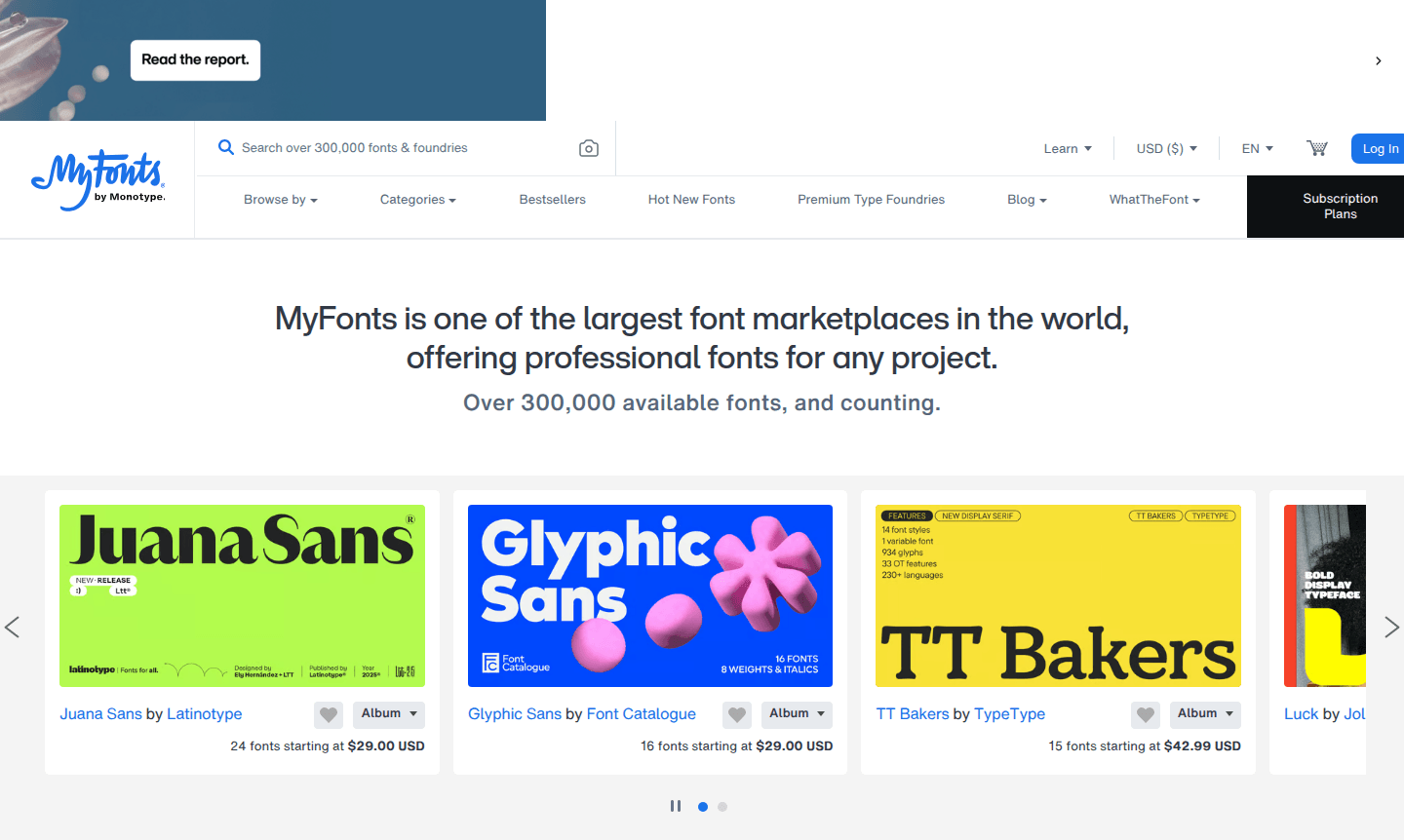 MyFonts thumbnail