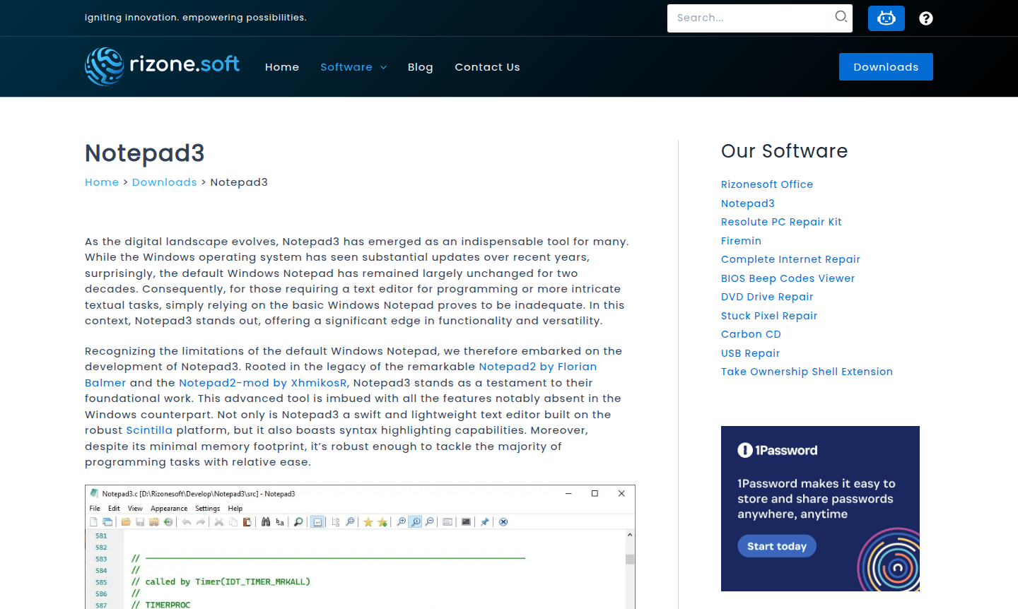 Notepad3 interface screenshot