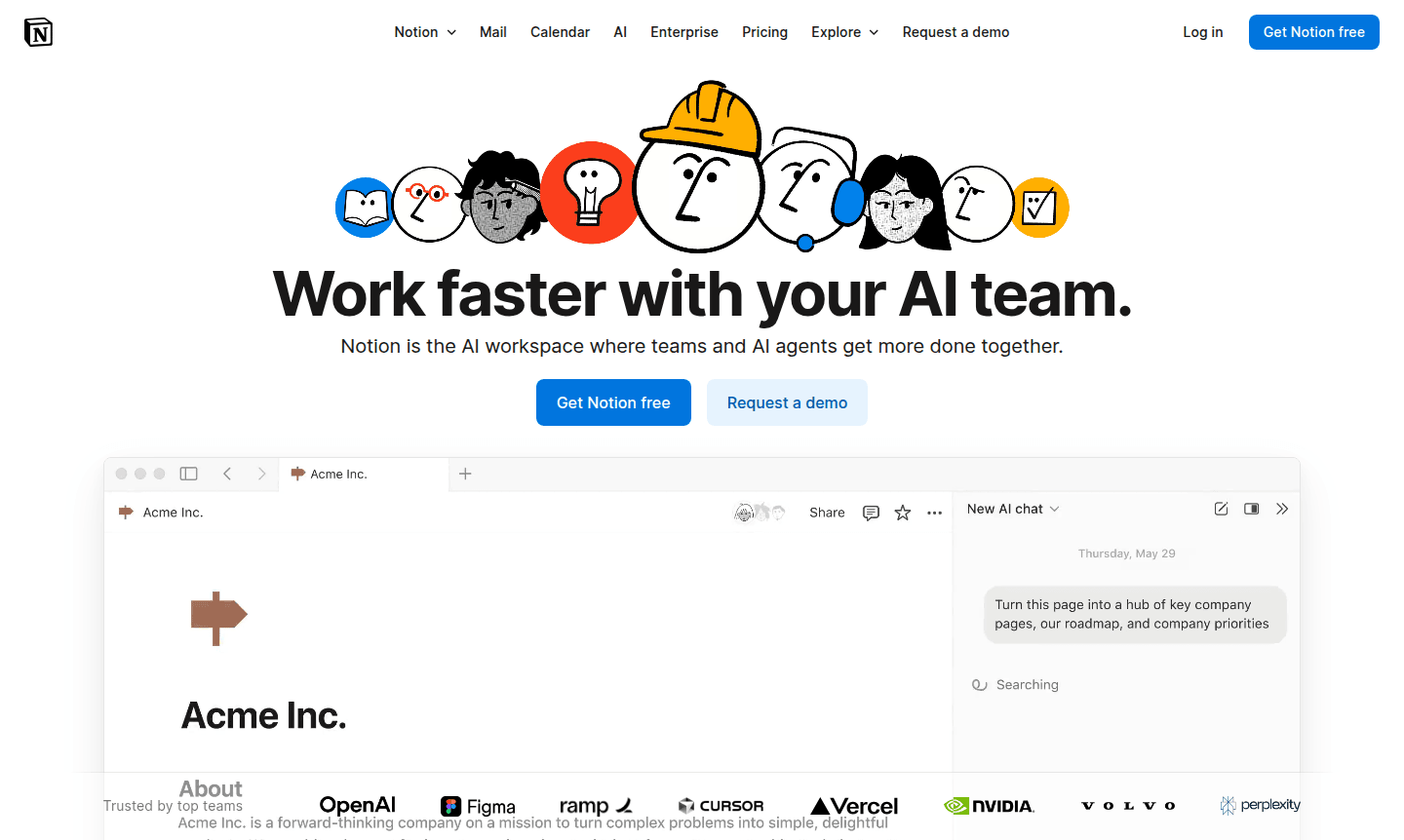 Notion workspace interface thumbnail