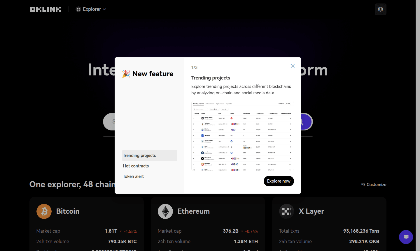 OKLink platform thumbnail