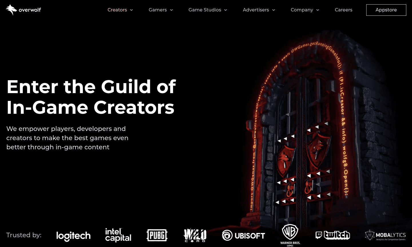 Overwolf platform interface