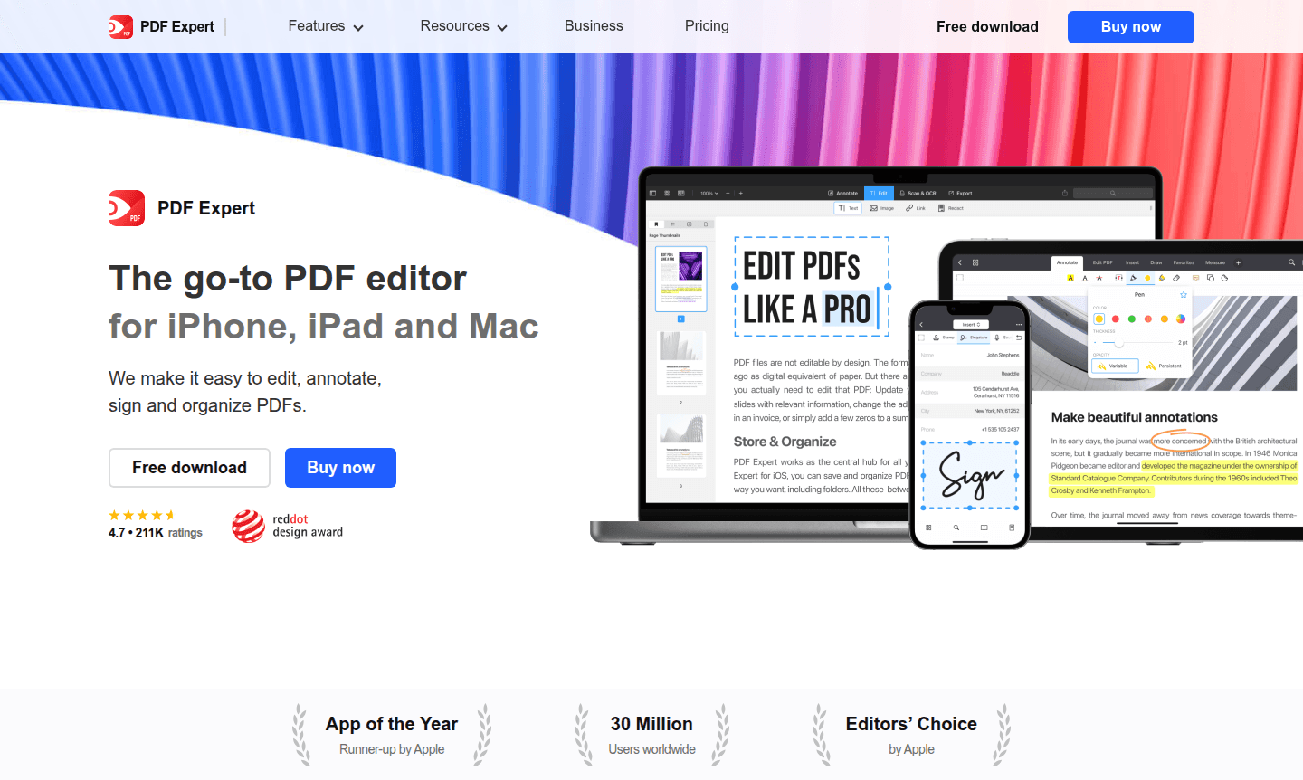 PDF Expert tool thumbnail