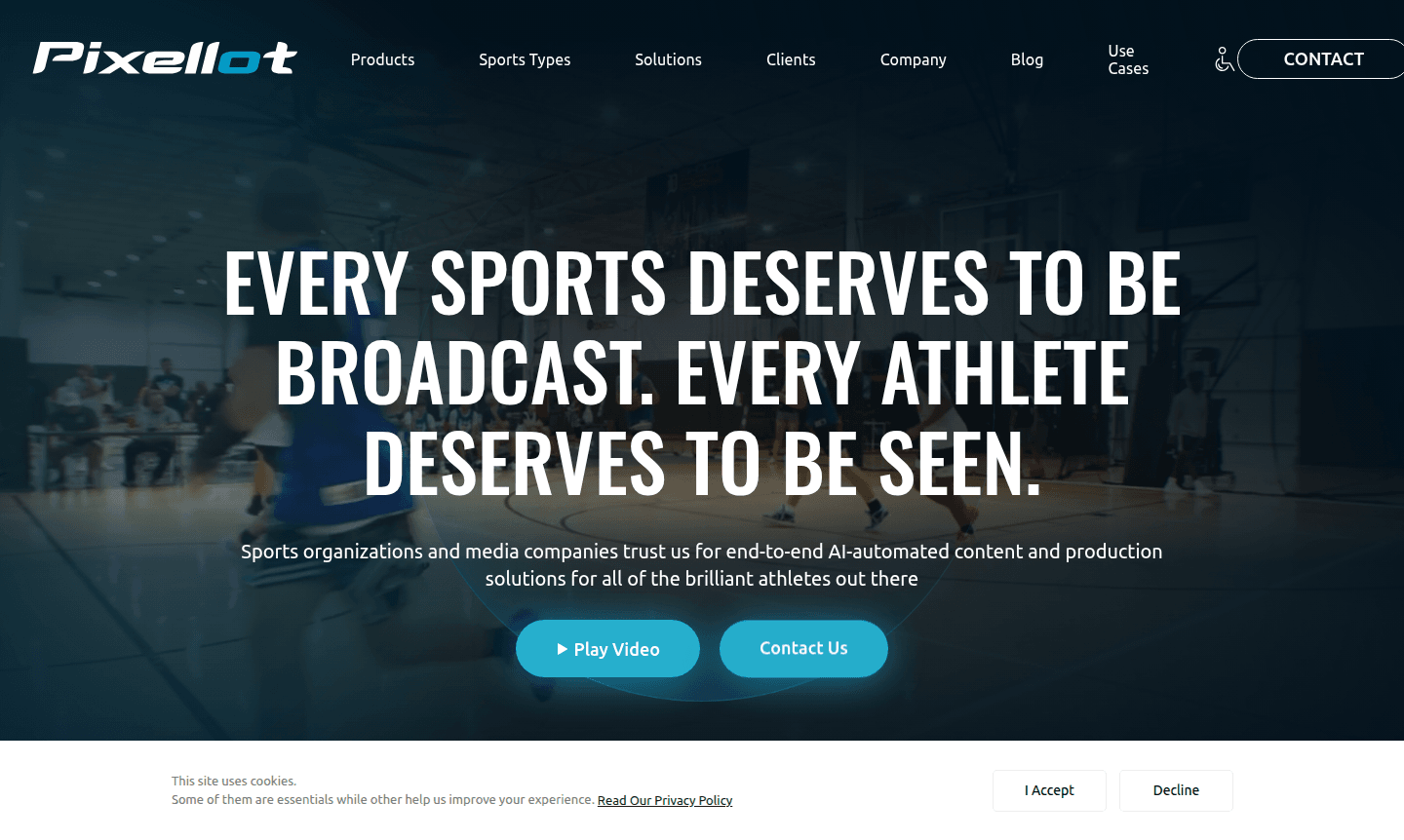 Pixellot sports broadcasting platform