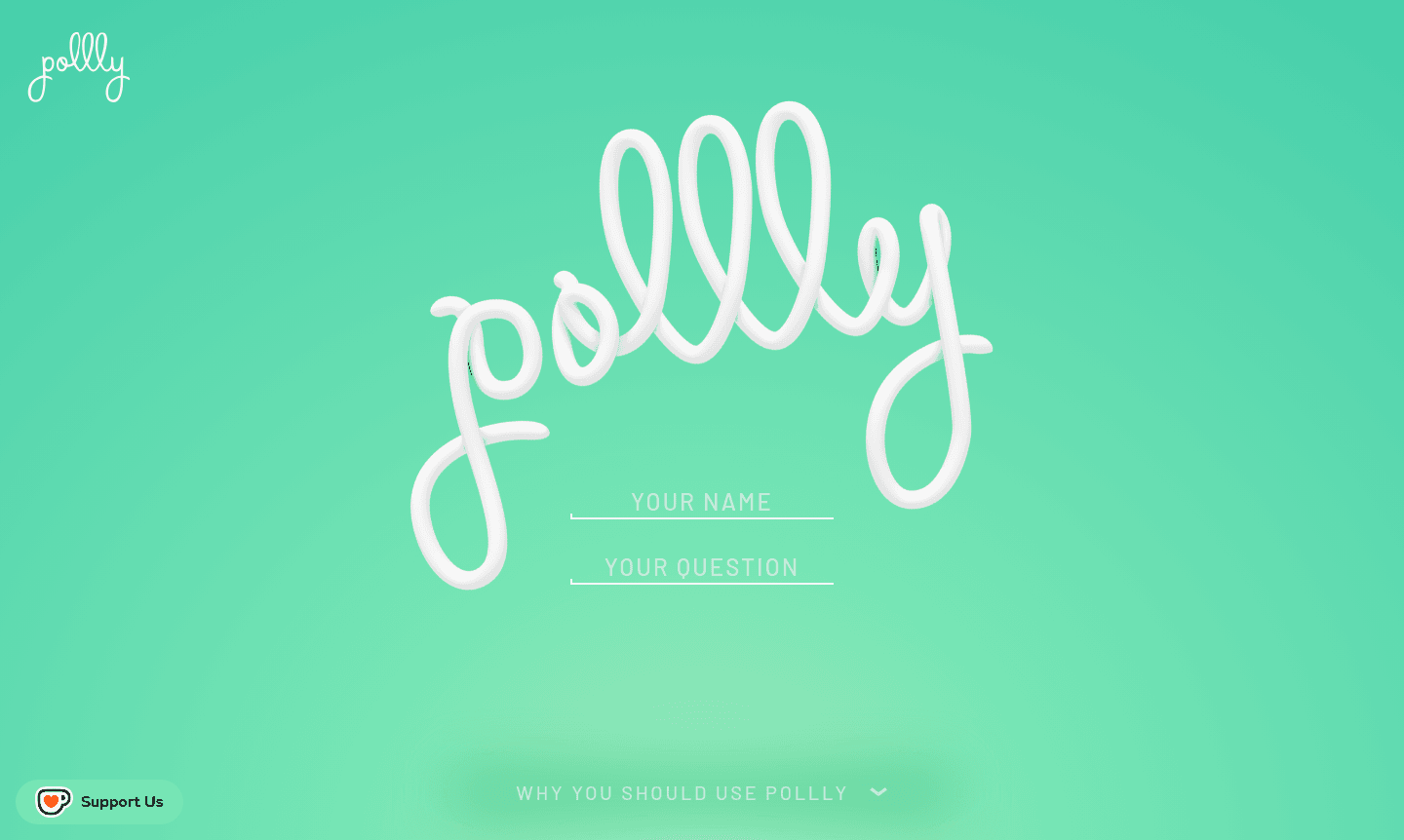 Screenshot or cover image of Pollly polling interface showing real-time features