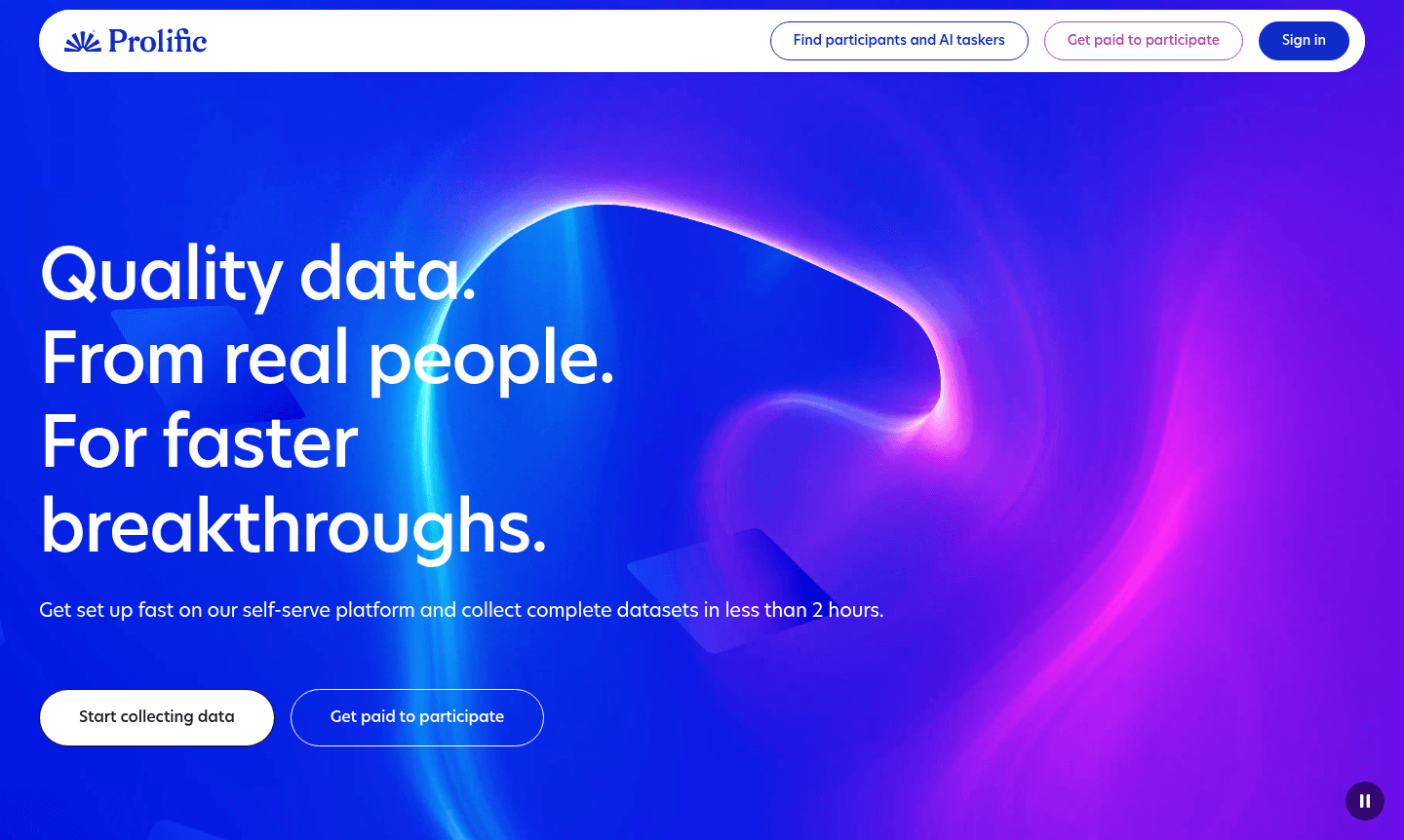 Prolific platform thumbnail