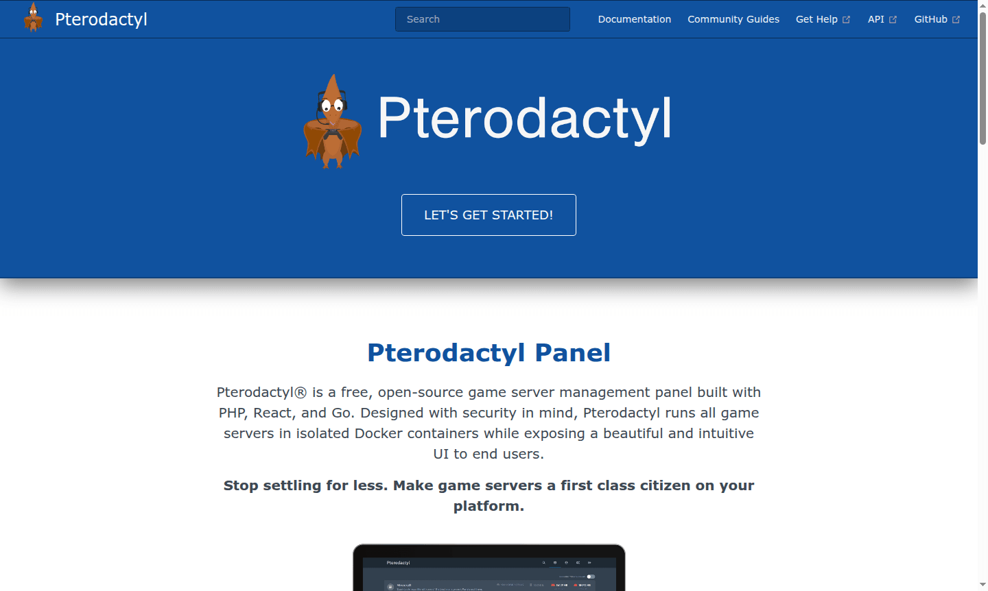 Pterodactyl Panel thumbnail image