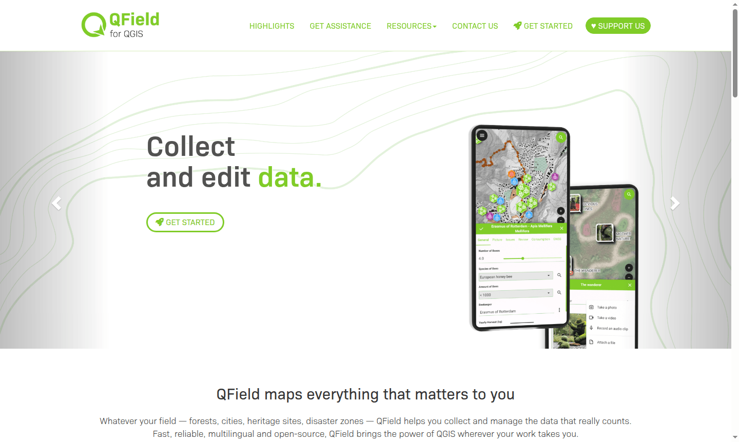 QField app thumbnail