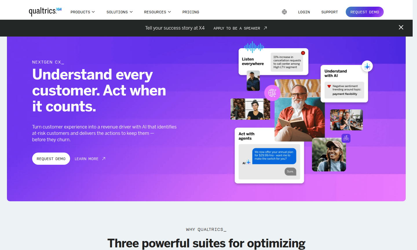 Qualtrics platform interface