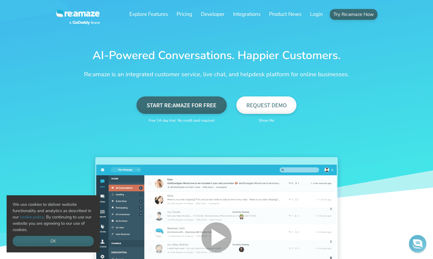 Re:amaze platform thumbnail