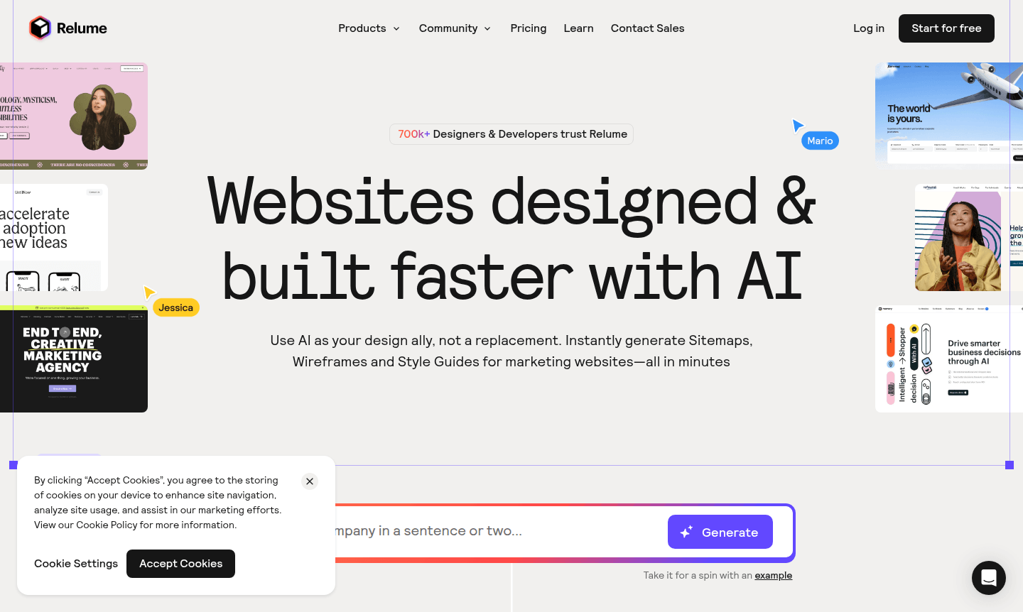 Relume tool interface thumbnail
