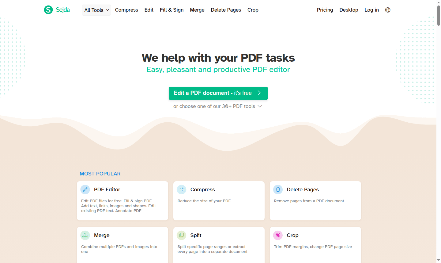 Sejda PDF Editor thumbnail