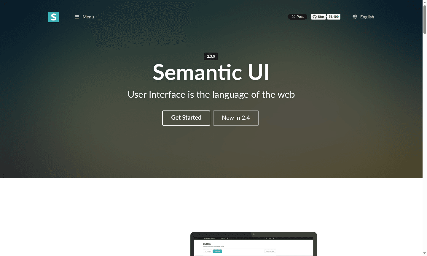 Semantic UI thumbnail