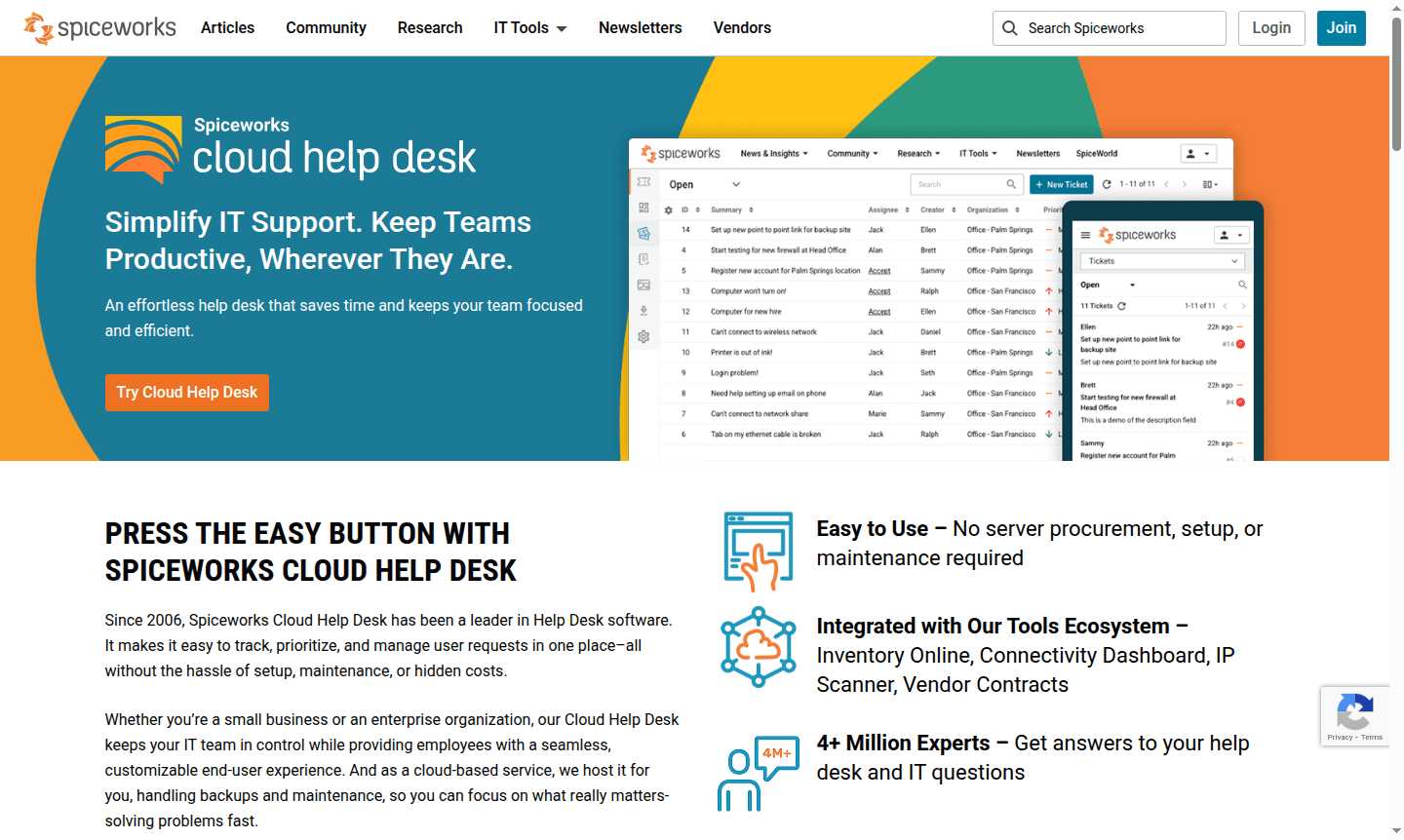 Spiceworks Cloud Help Desk thumbnail
