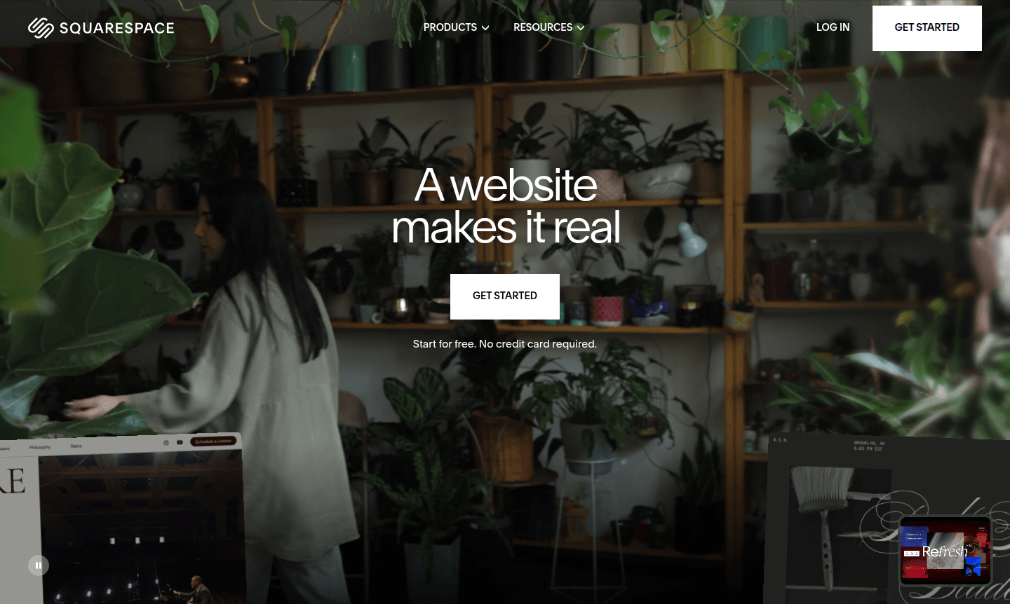 Squarespace platform thumbnail