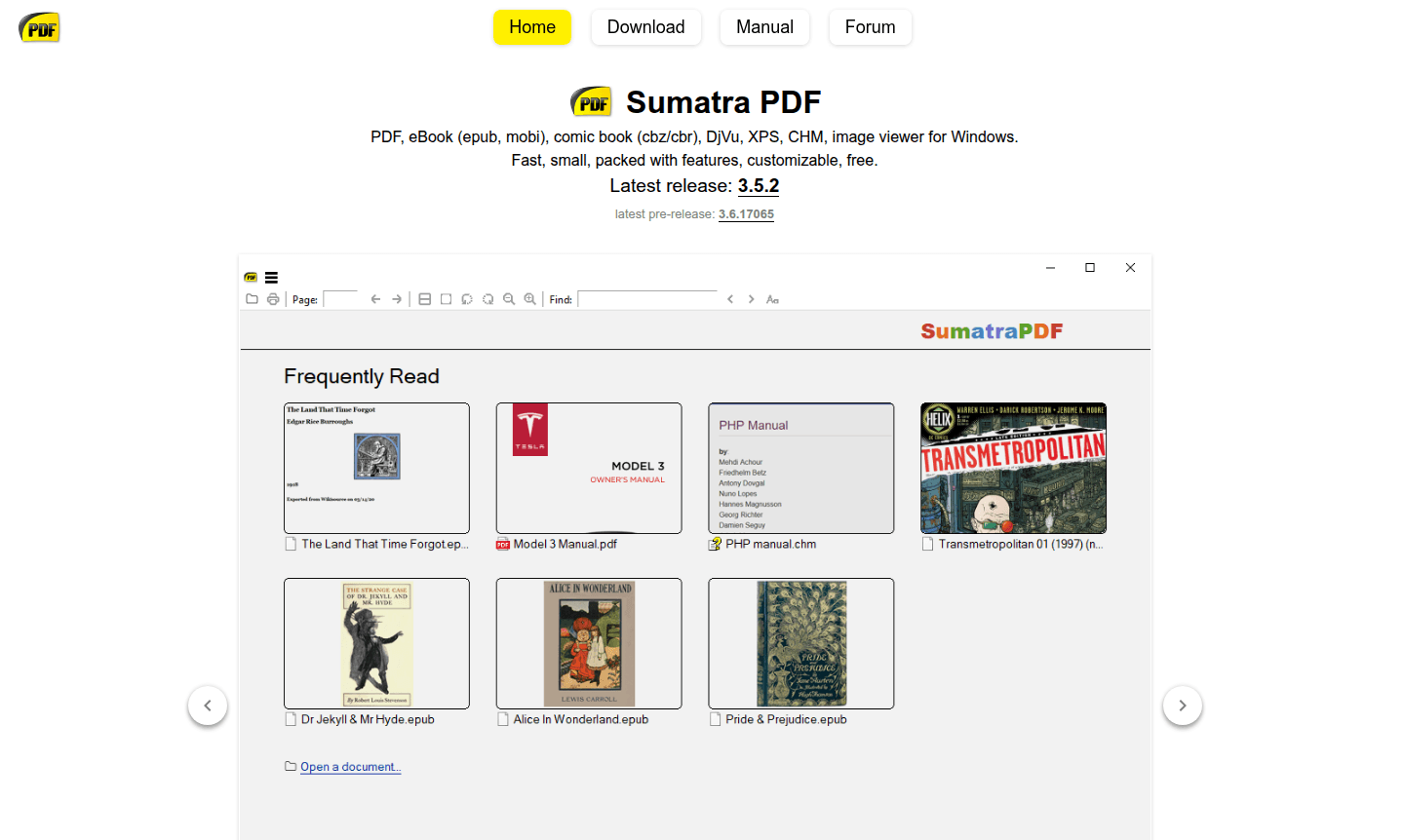 Sumatra PDF thumbnail image